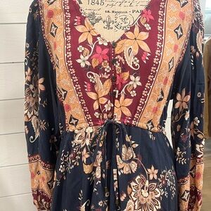 Avenue Multicolor Floral Dress